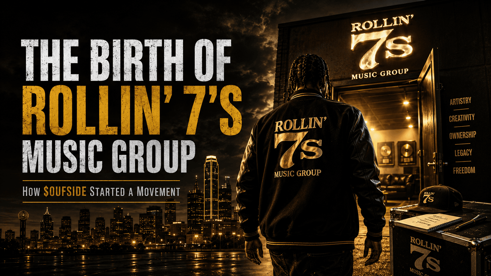 The Birth of Rollin' 7's Music Group: How $OUFSIDE Turned a Vision into a Movement